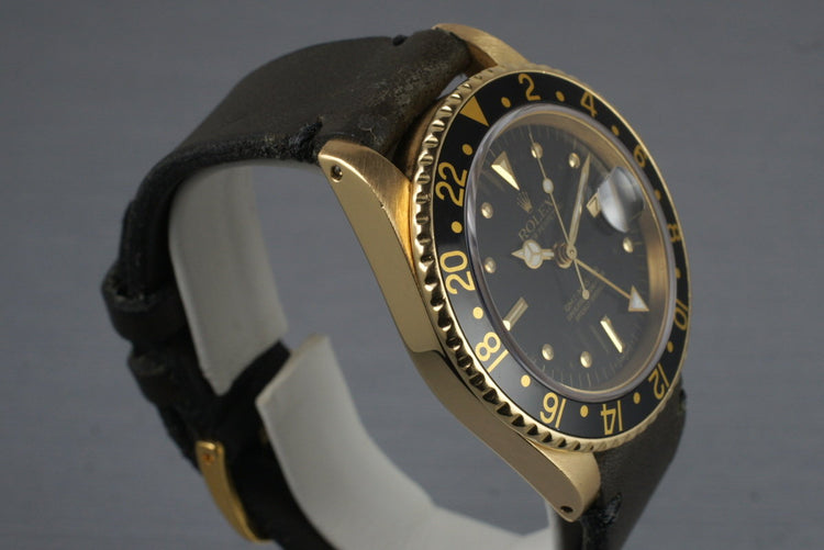 1985 Rolex 18K GMT Ref: 16758