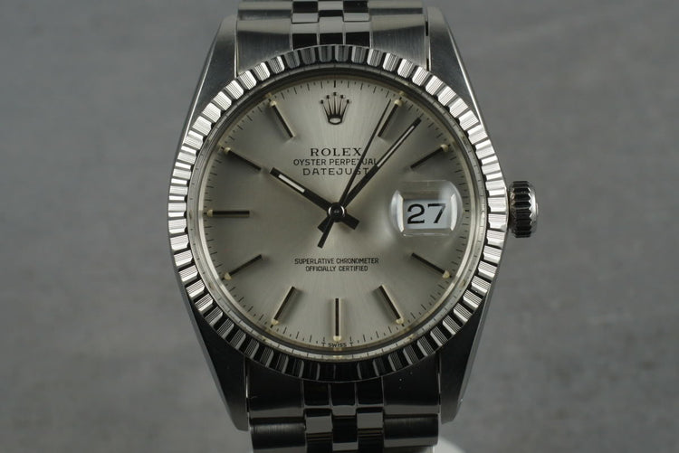 1982 Rolex Datejust 16030 with Box and Rolex Service Paper
