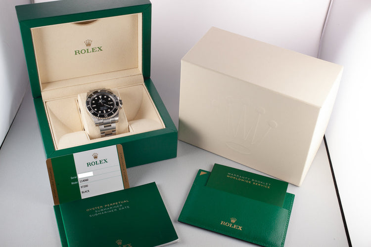 2017 Rolex Submariner 114060 with Box and Papers