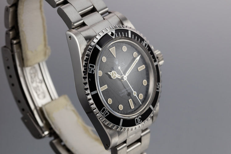 1985 Rolex Submariner 5513 Glossy Dial with Spider Cracking Patina