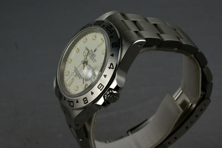 Rolex Explorer II 16550 Unpolished and Mint Cream Dial