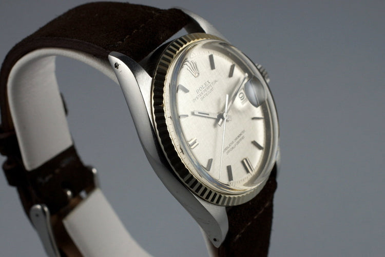 1971 Rolex Datejust 1601 Silver Linen Dial