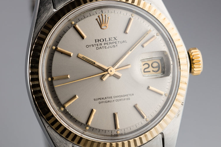 1968 Rolex Two-Tone DateJust 1601 Grey Dial
