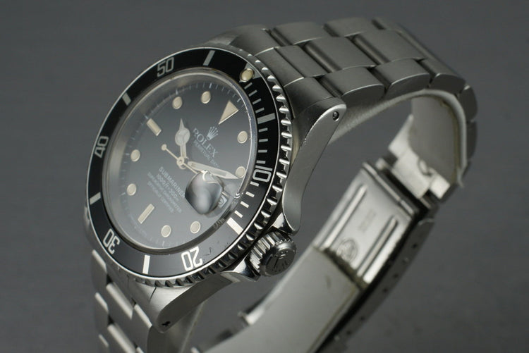 1990 Rolex Submariner 16610