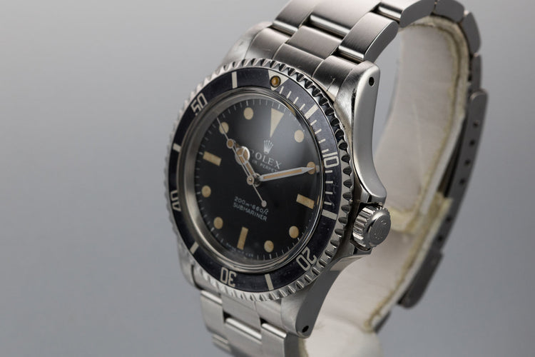 1966 Rolex Submariner 5513 with Meters First Dial