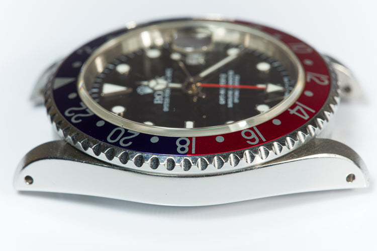 1996 Rolex GMT-Master II 16710 "Pepsi" Bezel with Box, Papers & Chronotag