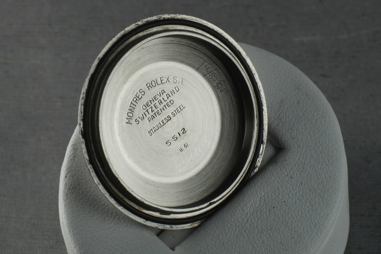 Rolex Submariner 5512 PCG with 4 line chapter ring exclamation dial