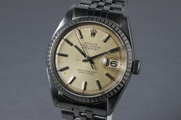1971 Rolex DateJust 1601 with Tropical Silver Dial
