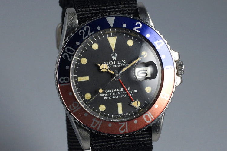 1970 Rolex GMT 1675 Mark I Dial