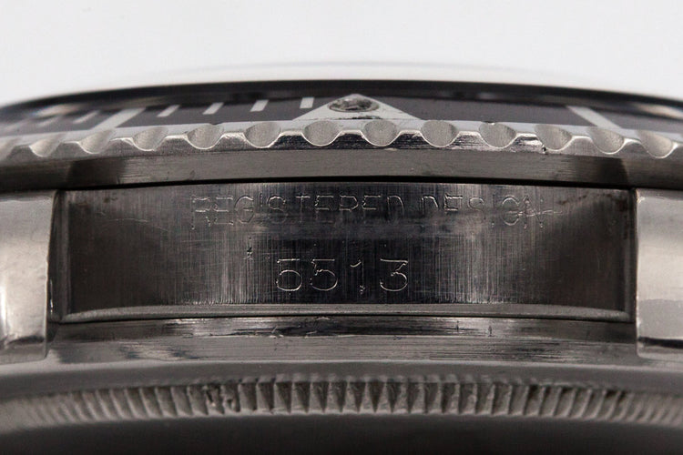 1965 Rolex Submariner 5513 with Bart Simpson Gilt Dial