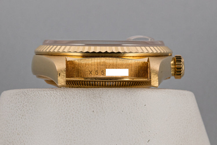 1991 Rolex 18K YG Day-Date 18238 Champagne Dial with Box and Papers