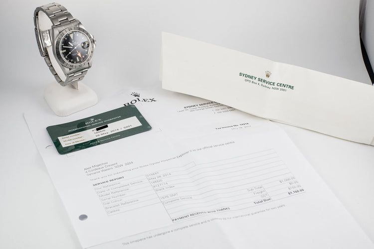 1983 Rolex Explorer II 1655 with MK V Dial and Service Papers