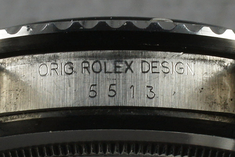 Rolex Submariner 5513 with WG surrounds