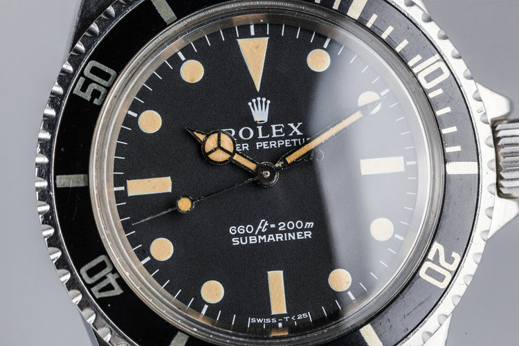 1972 Rolex Submariner 5513 with Serif Dial