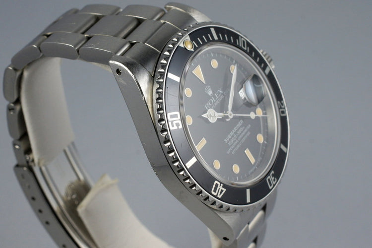 1987 Rolex Submariner 168000