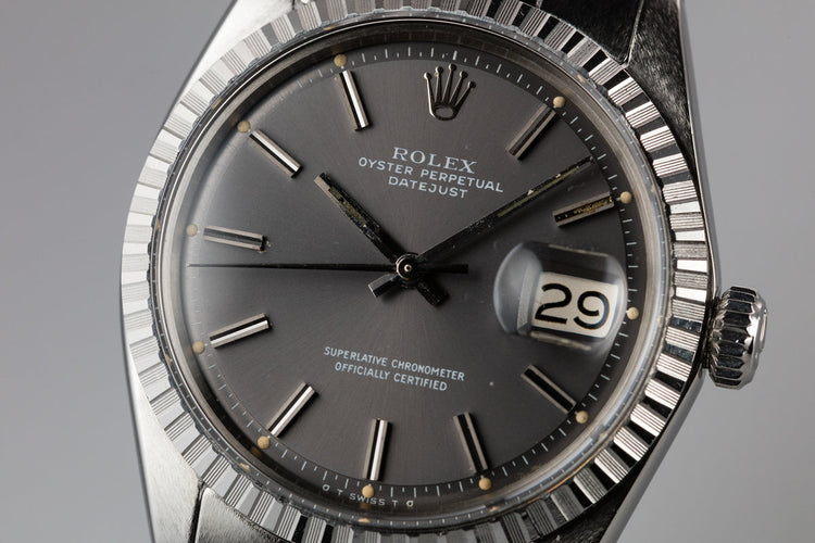 1973 Rolex DateJust 1603 with Grey Sigma Dial