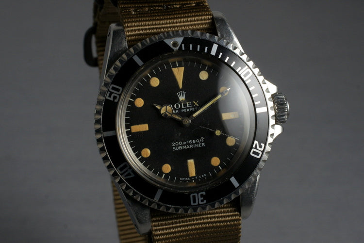1968 Rolex Submariner 5513 Meters First