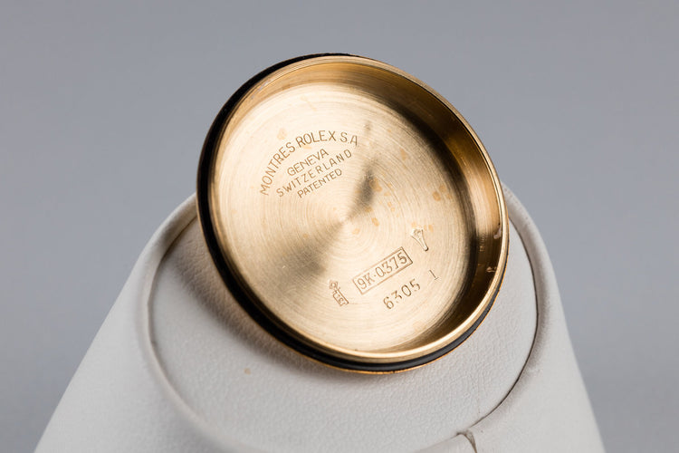 1965 Rolex 18K YG DateJust 6305
