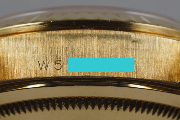 1995 Rolex YG Day-Date 18238 Factory Champagne Diamond Dial