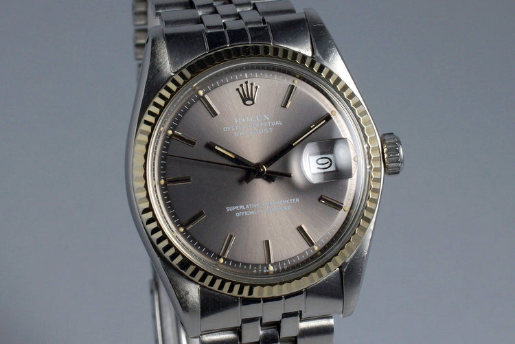 1972 Rolex DateJust 1601 Gray Sigma Dial