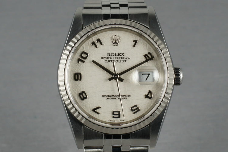 Rolex Datejust 16234 with jubilee dial