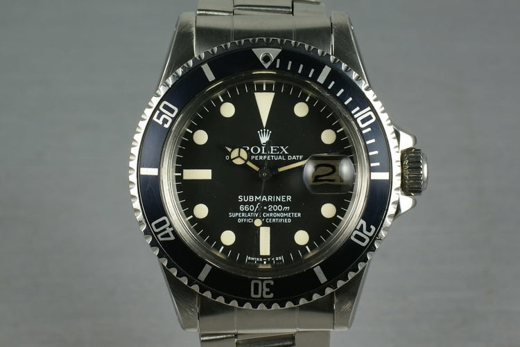 Rolex Submariner 1680 Fantastic one owner watch