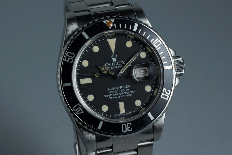 1982 Rolex Submariner 16800