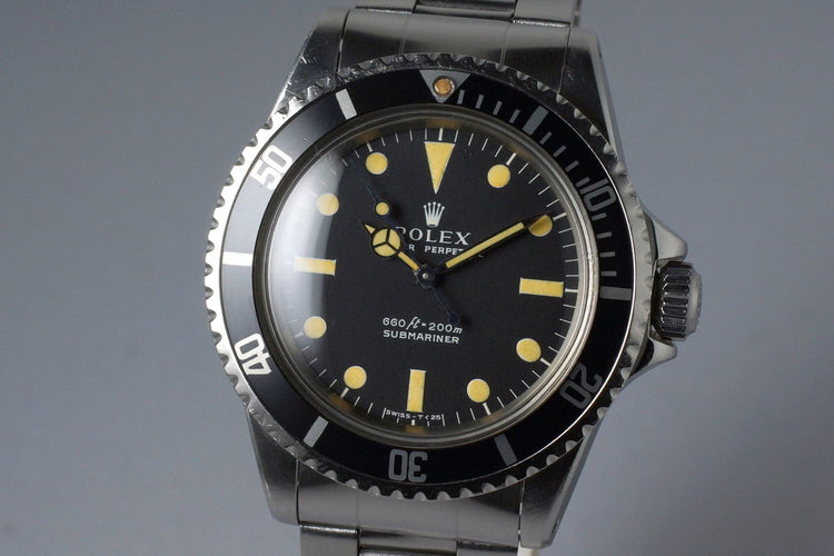 1973 Rolex Submariner 5513 Serif Dial