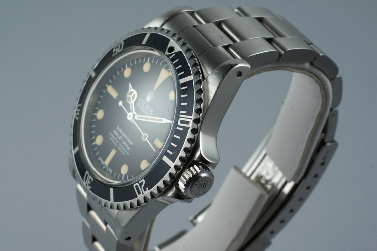 1978 Rolex Submariner 5512 Mark III Maxi Dial with Box and Papers