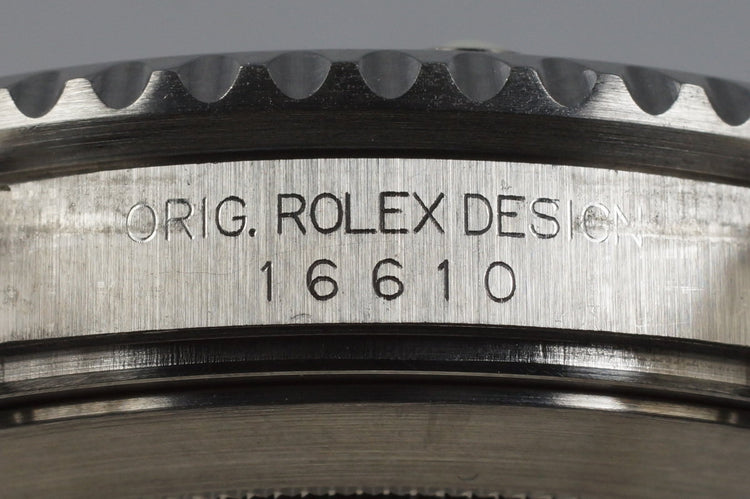 2001 Rolex Submariner 16610