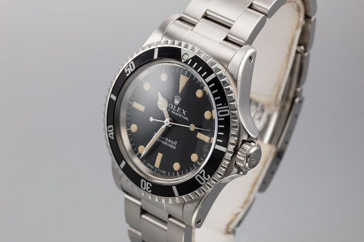 1966 Rolex Submariner 5513 with Meters First Dial