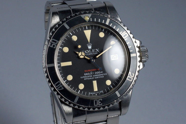 1971 Rolex Red Submariner 1680 Mark V Dial