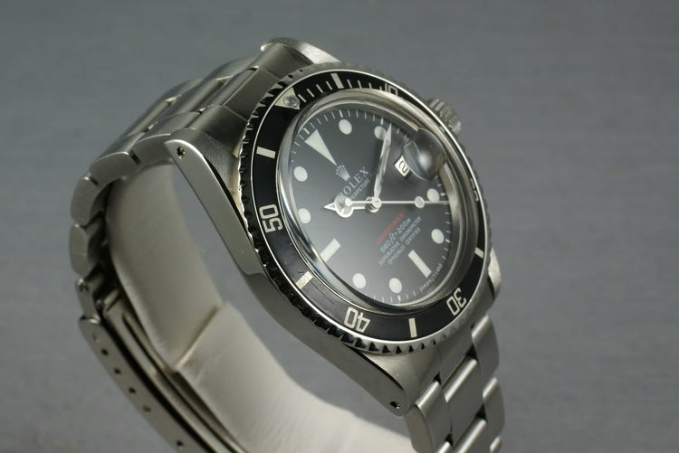 Rolex Red Submariner Ref: 1680 with papers