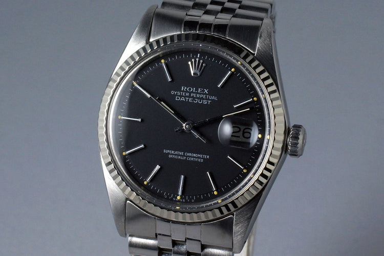 1969 Rolex DateJust 1601 Matte Black Sigma Dial