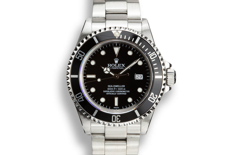 1999 Rolex Sea-Dweller 16600 with "SWISS" Only Dial