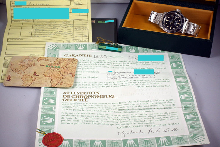 1978 Rolex Submariner 1680 with Box and Papers