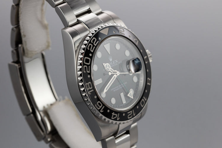 2007 Rolex GMT-Master II 116710N with Box and Papers