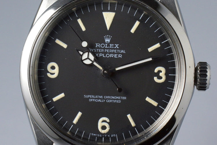 1969 Rolex Explorer 1 1016 with RSC Papers
