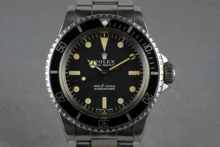 1978 Rolex Submariner 5513 with Box and Papers