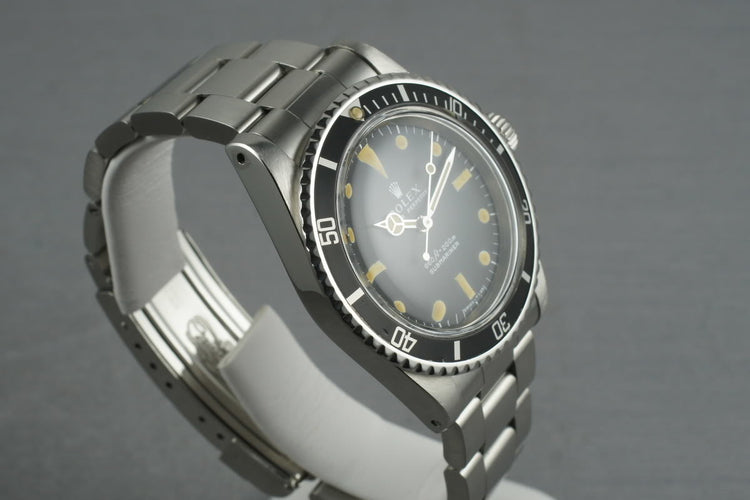 1975 Rolex Submariner 5513 with Box and Papers