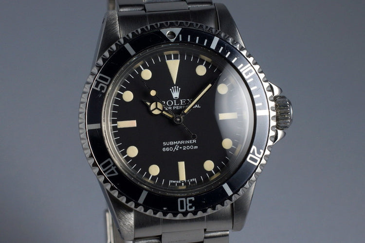 1979 Rolex Submariner 5513 Mark III Maxi Dial