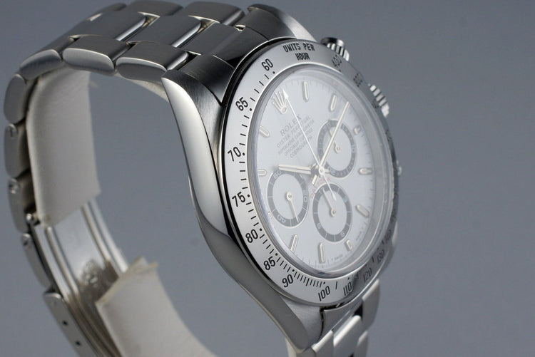 1995 Rolex Zenith Daytona 16520 White Dial