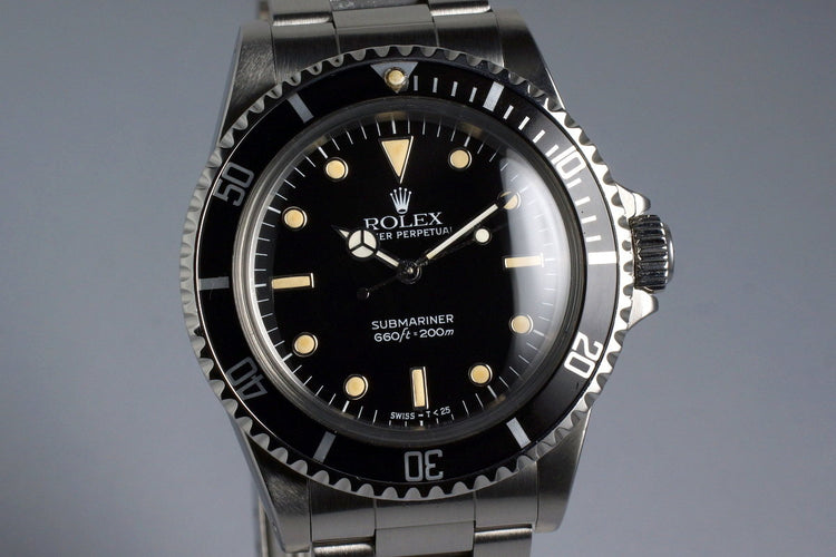 1987 Rolex Submariner 5513 with Box and Papers