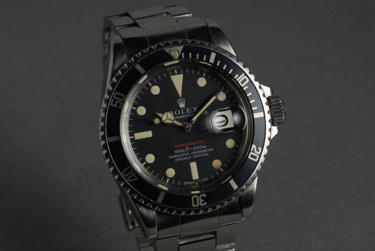 1971 Rolex Red Submariner 1680 Mark IV