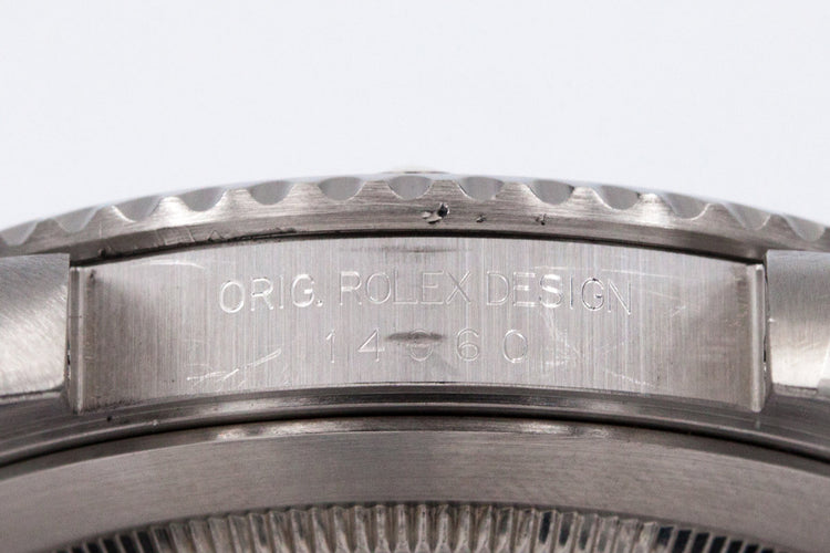 1999 Rolex Submariner 14060 SWISS only dial