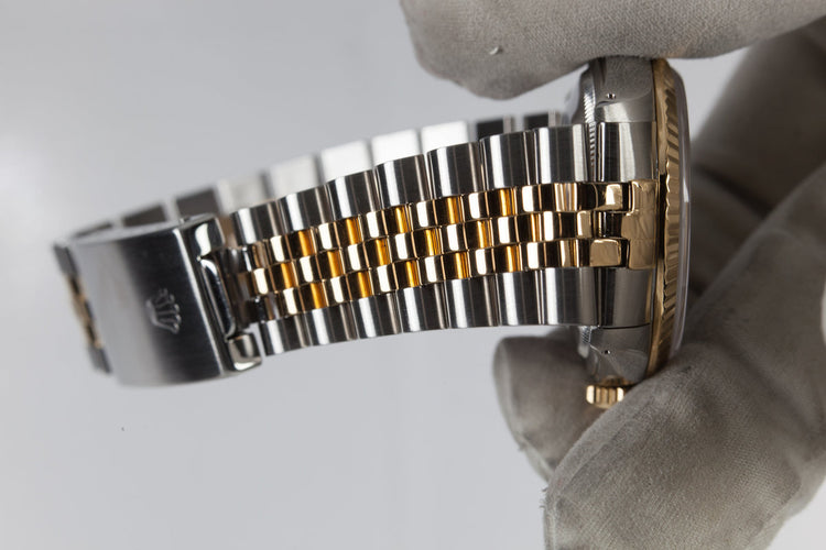 1991 Rolex Two Tone DateJust 16233 Diamond Dial with Box and Papers