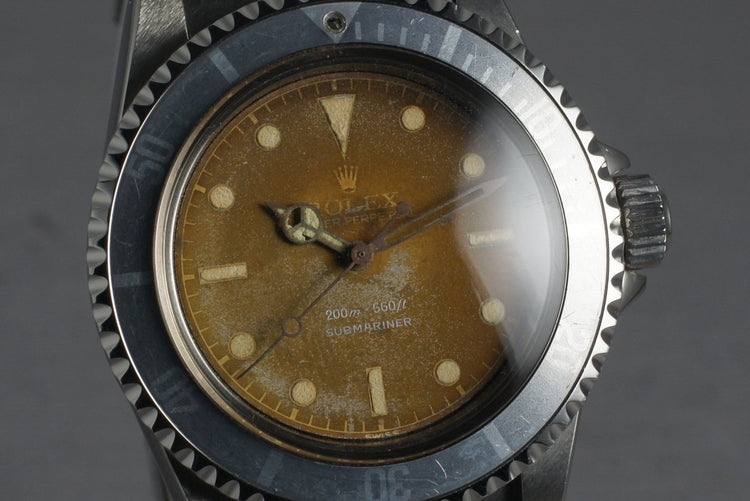 1962 Rolex Submariner 5512 PCG with Tropical Chapter ring dial