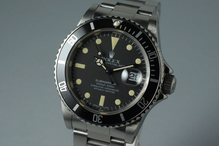 1981 Rolex Submariner 16800