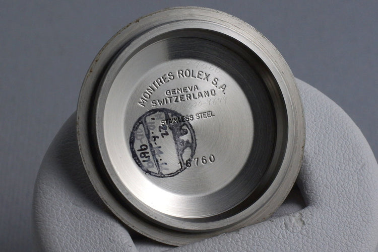 1988 Rolex Fat Lady GMT 16760