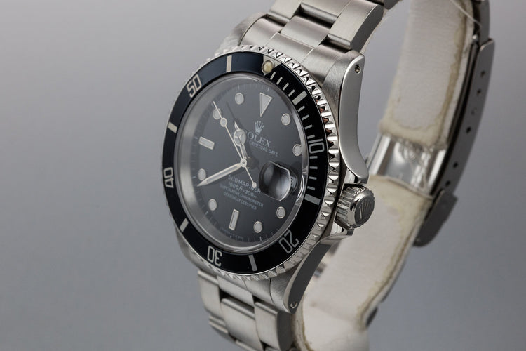 1990 Rolex Submariner 16610